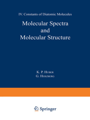 cover image of Molecular Spectra and Molecular Structure
